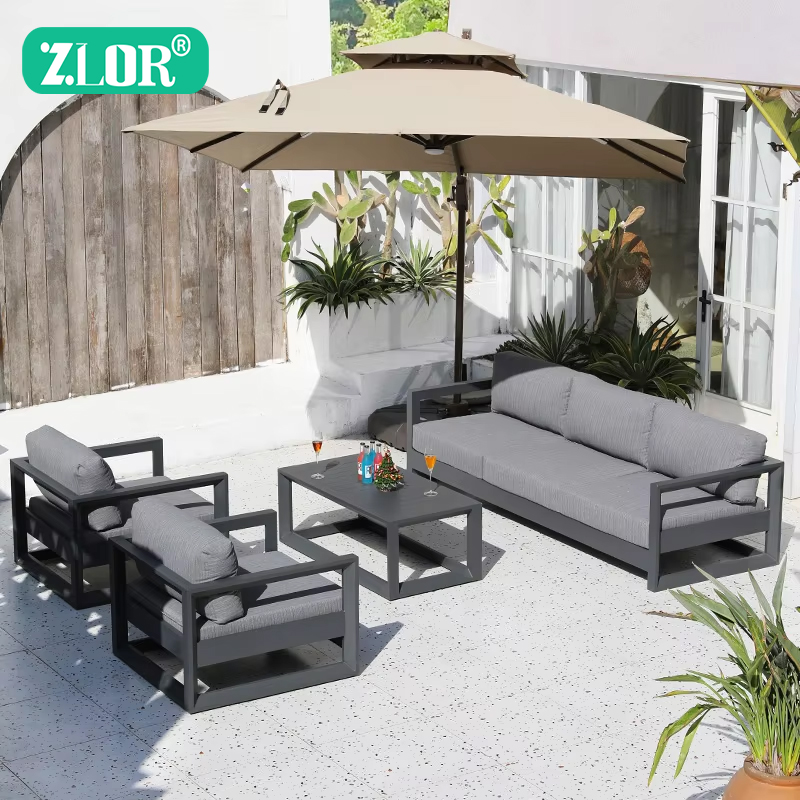 Outdoor Furniture Quality - Lüks Alüminyum Dış Mekan Kanepe Takımları