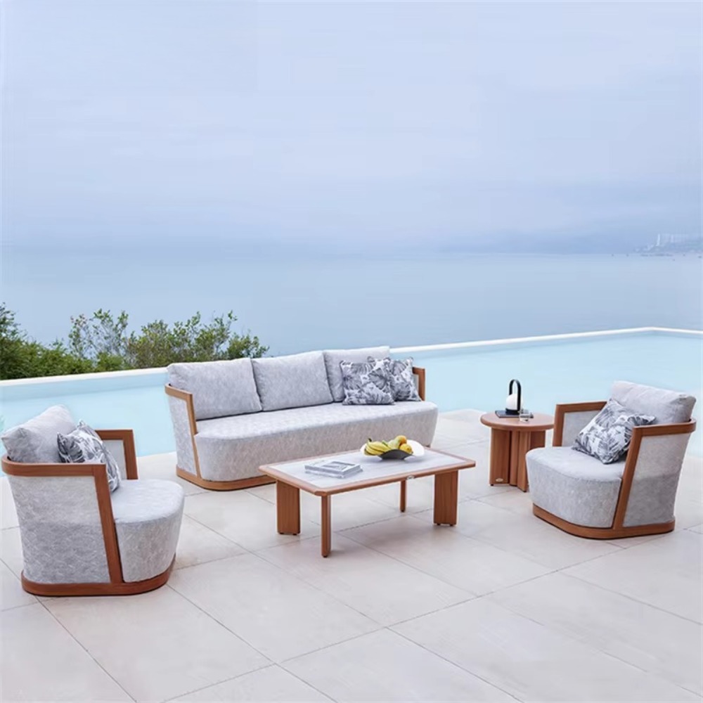 Outdoor Furniture Quality - Modern Dış Mekan Alüminyum Kanepe Bahçe