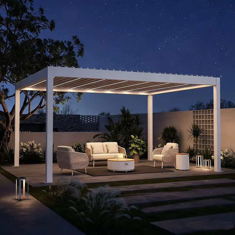 Outdoor Furniture Heavy Duty - Paslanmaz Çelikten Yapılmış, LED Işıklı ve