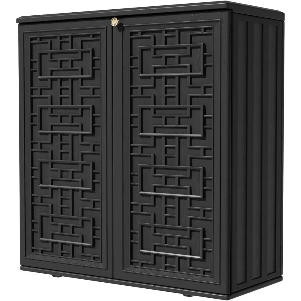 Garden Storage Box - Hava koşullarına dayanıklı reçine dış mekan