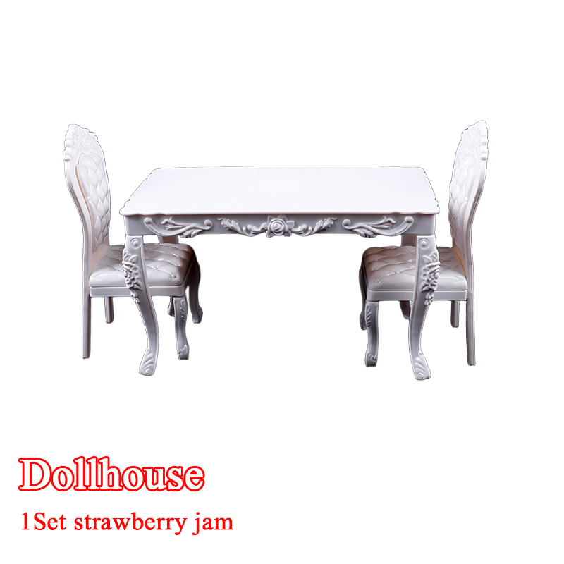 Bistro Table Set - Dollhouse 1:6 Mutfak Mobilyaları Yemek Masası