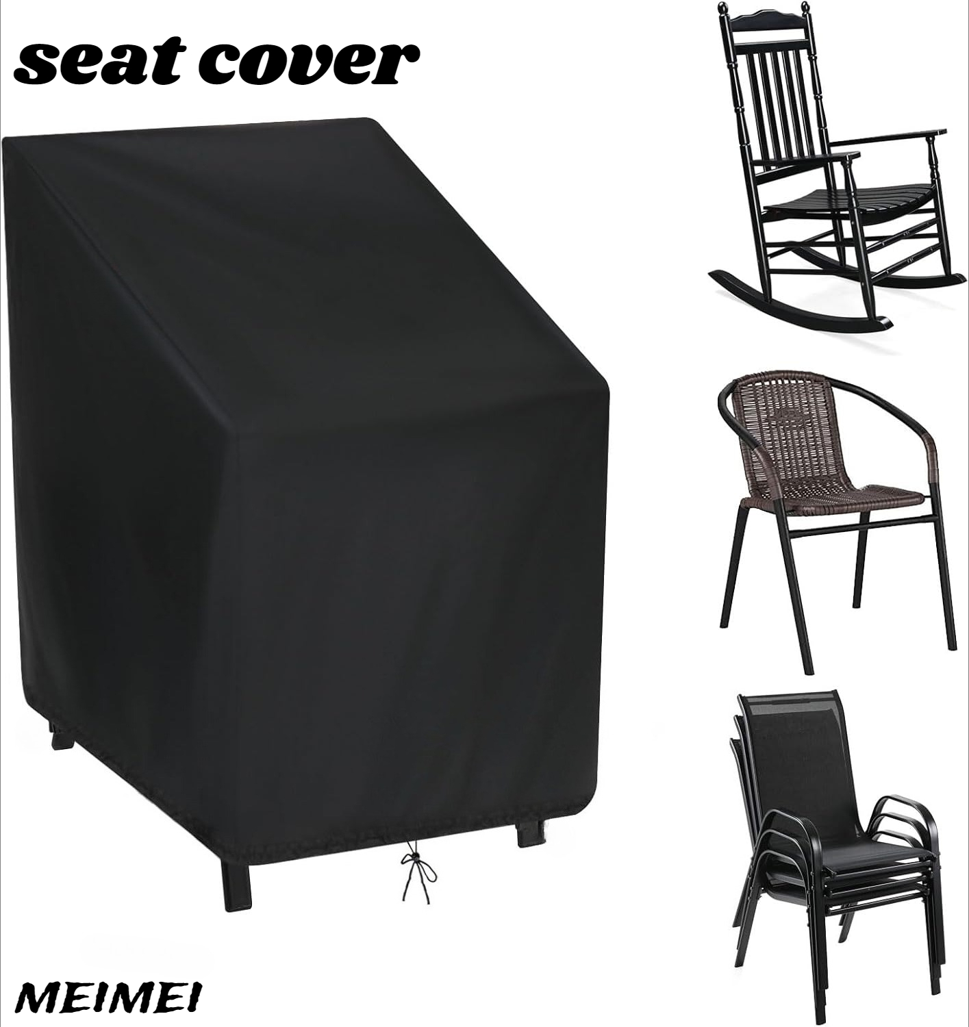 Outdoor Furniture Quality - İstiflenebilir Sandalye Toz Örtüsü Saklama Çantası