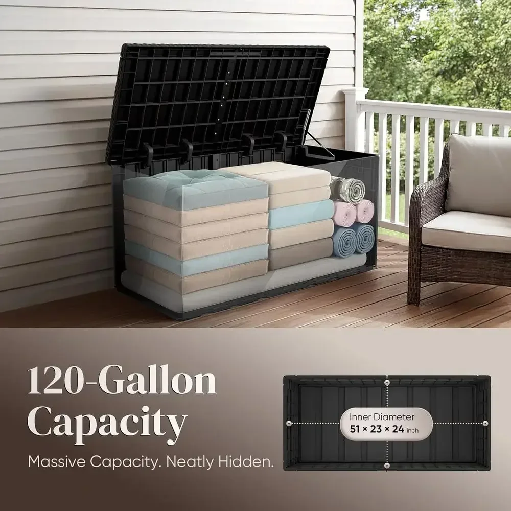 Büyük 120 Galonluk Güverte Dep - Garden Storage Box incelemesi ve fiyatı