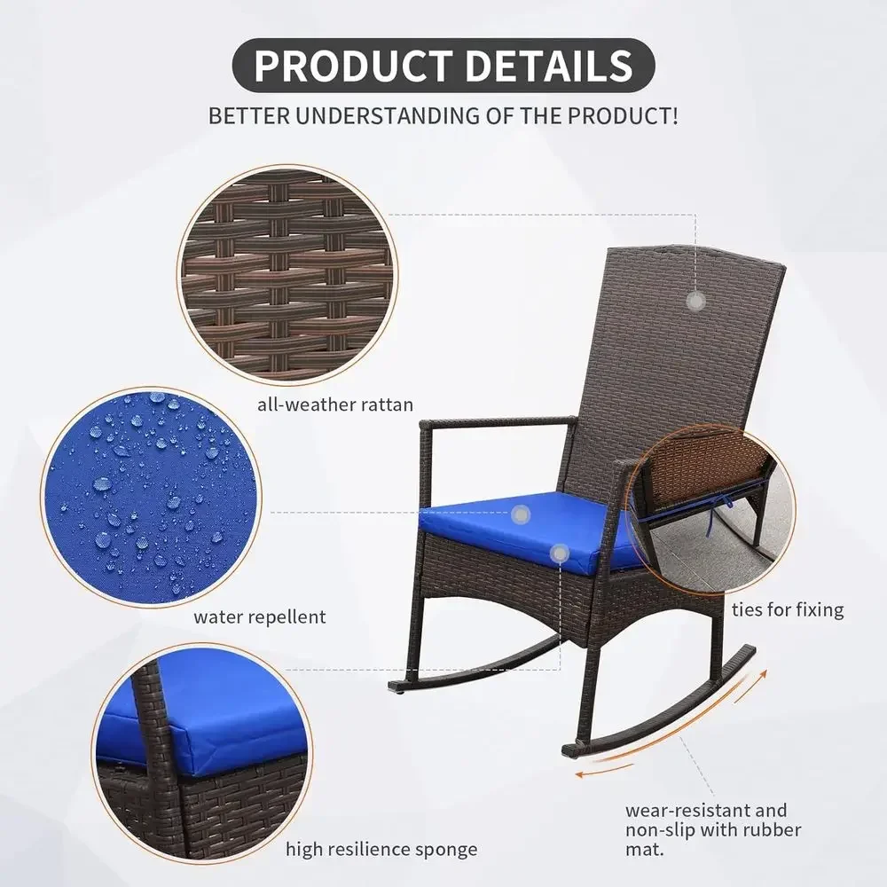 Dış Mekan PE Hasır Sallanan Sa - Bistro Table Set incelemesi ve fiyatı