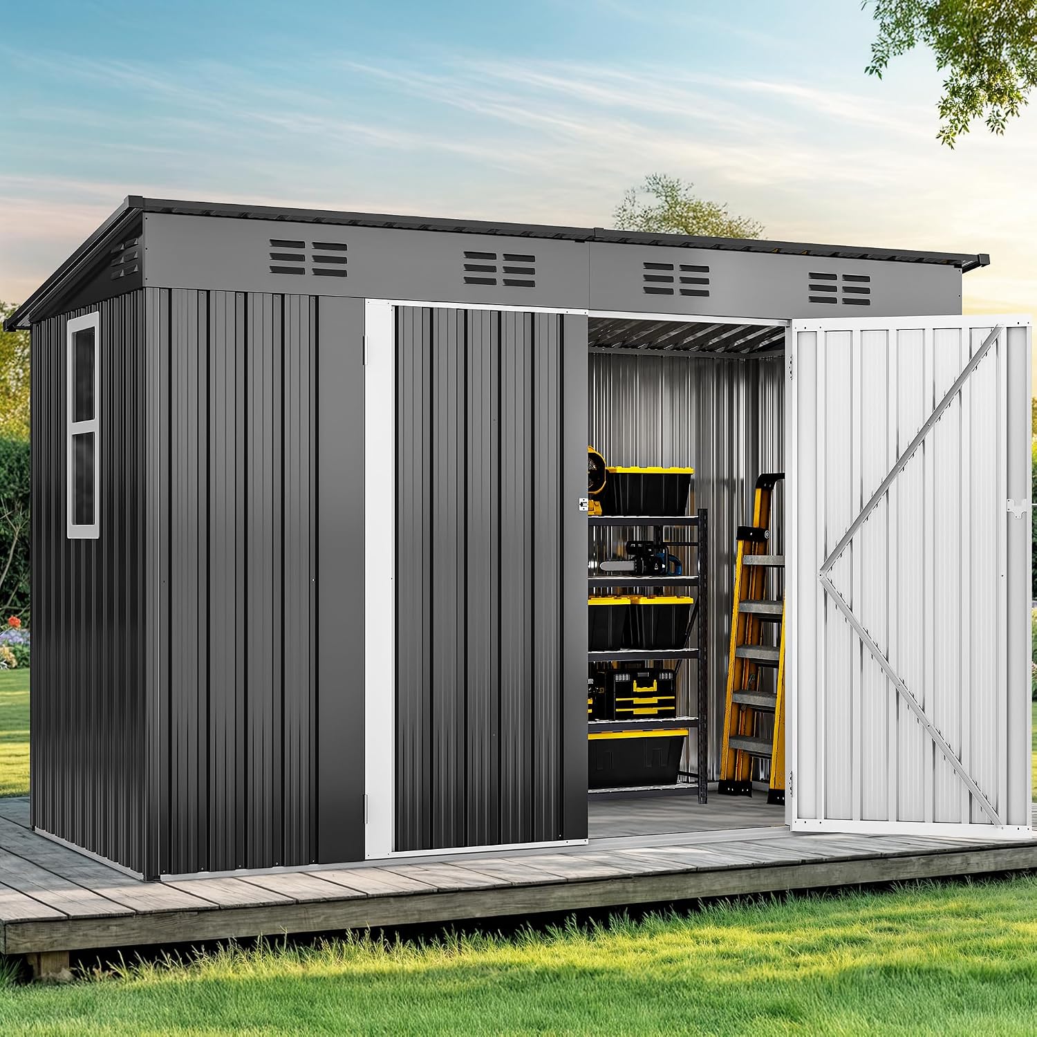 9' x 4' Pencereli, Kilitlenebi - Outdoor Furniture Heavy Duty incelemesi ve fiyatı