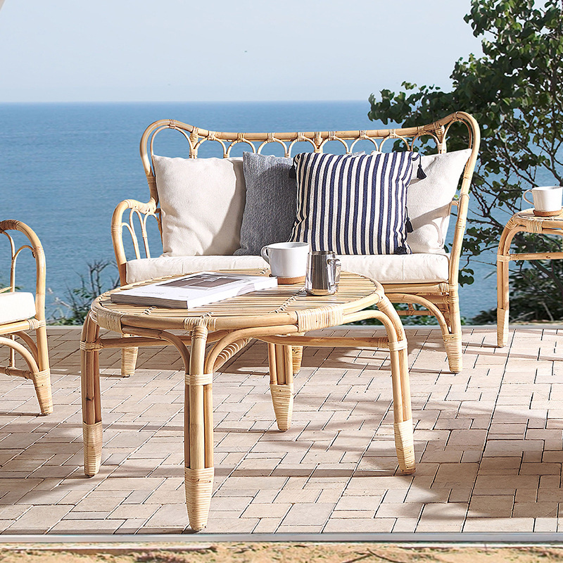 Doğal rattan kanepe Açık hava  - Outdoor Furniture Indonesia incelemesi ve fiyatı