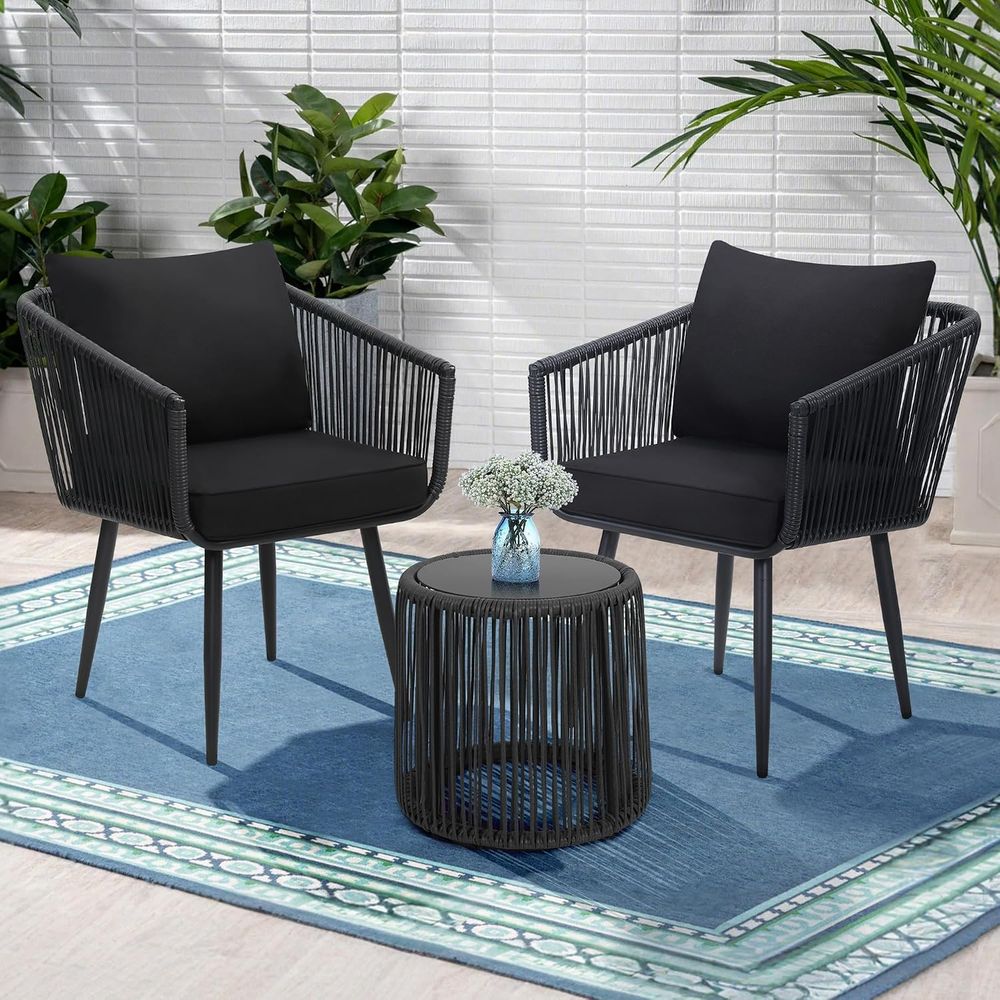 3 Parçalı Bahçe Rattan Bistro  - Bistro Table Set incelemesi ve fiyatı