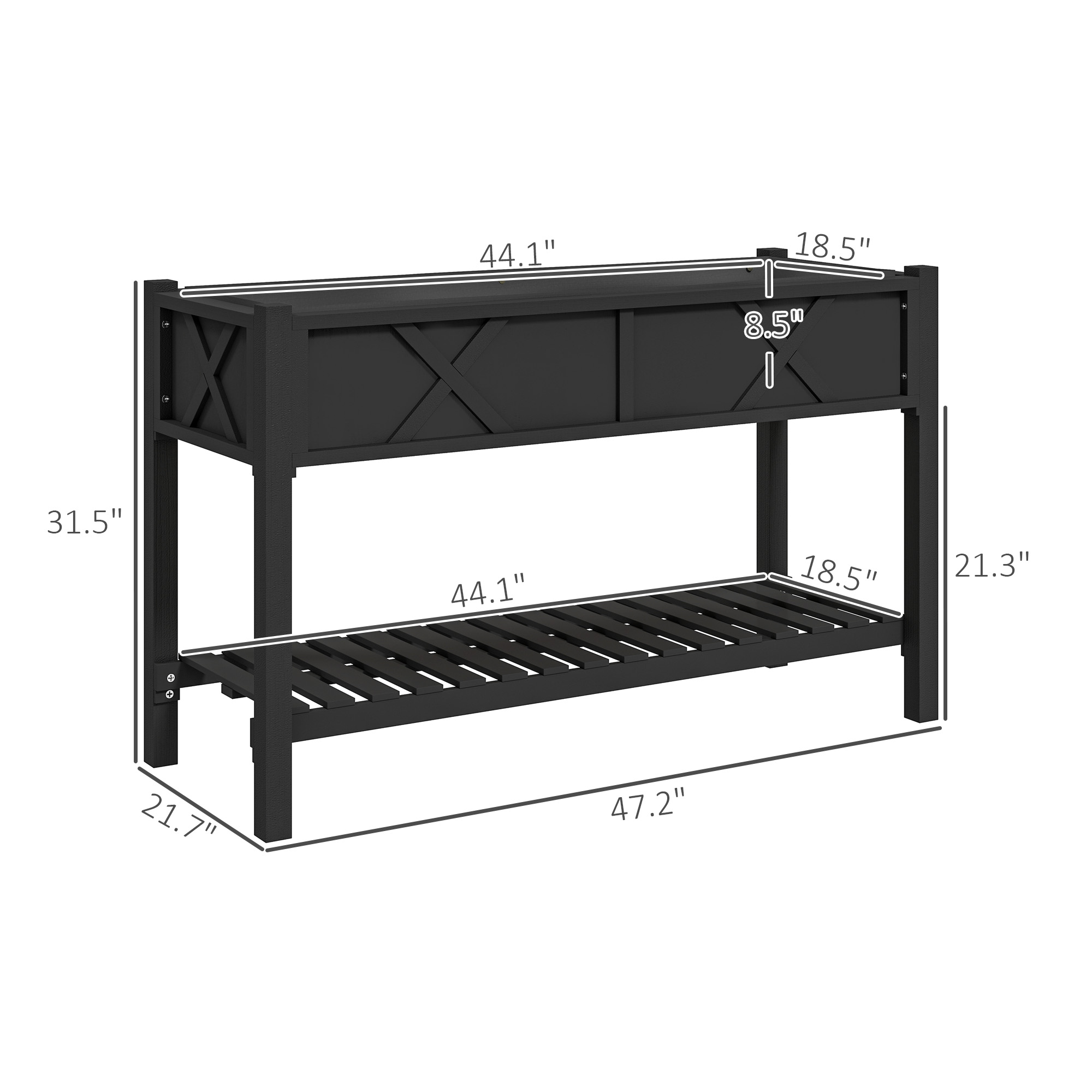 Yükseltilmiş Ahşap Saksı, Yüks - Garden Storage Box incelemesi ve fiyatı
