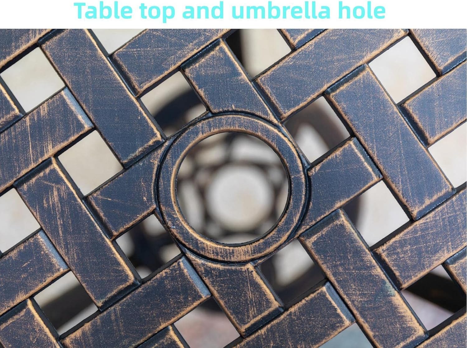 Bronz paslanmaz döküm alüminyu - Bistro Table Set incelemesi ve fiyatı