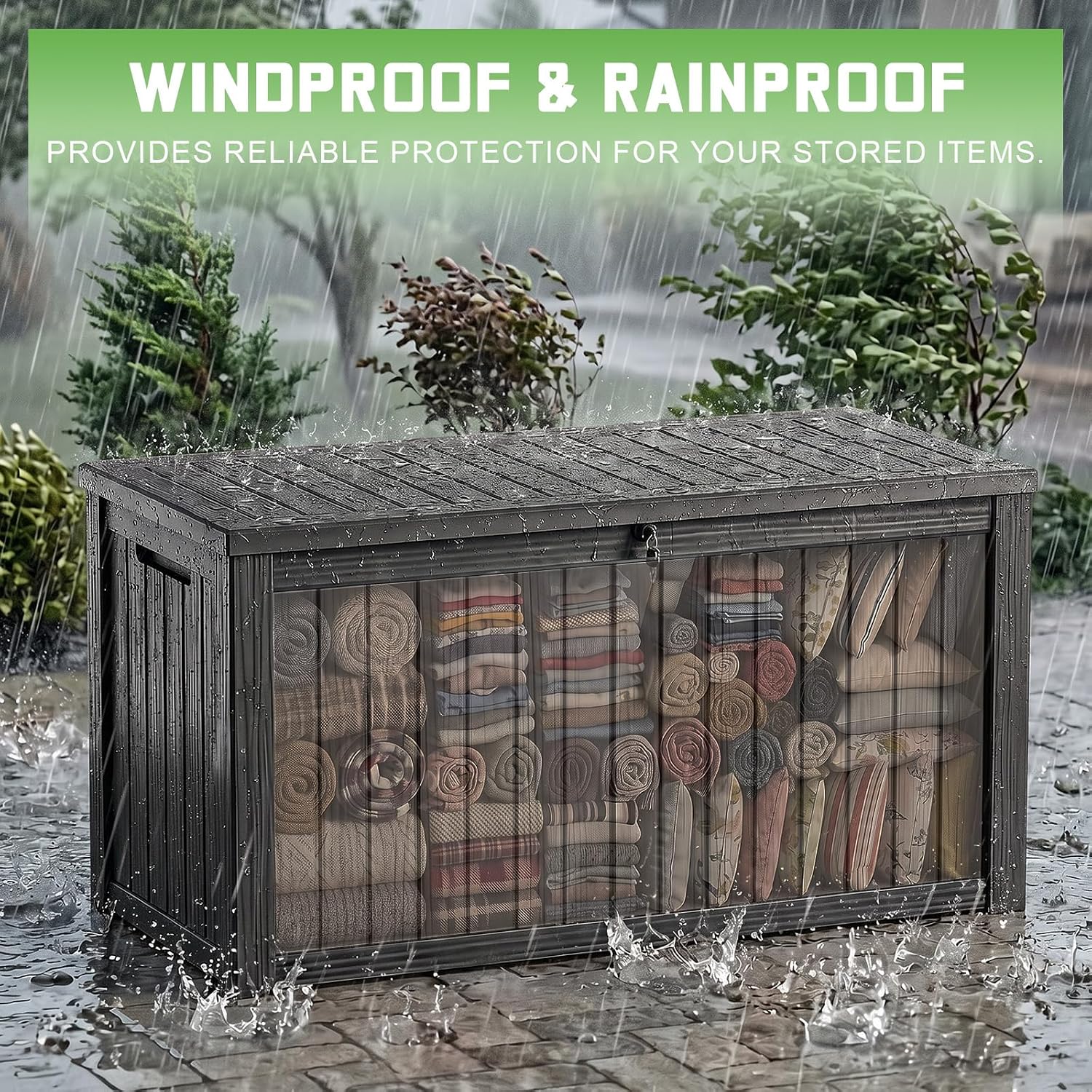 200 Galonluk Kilitlenebilir Re - Garden Storage Box incelemesi ve fiyatı
