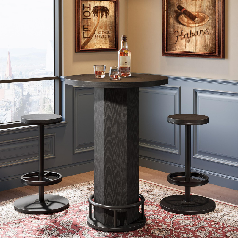 Özel Tasarım Yuvarlak Bar Masa - Bistro Table Set incelemesi ve fiyatı