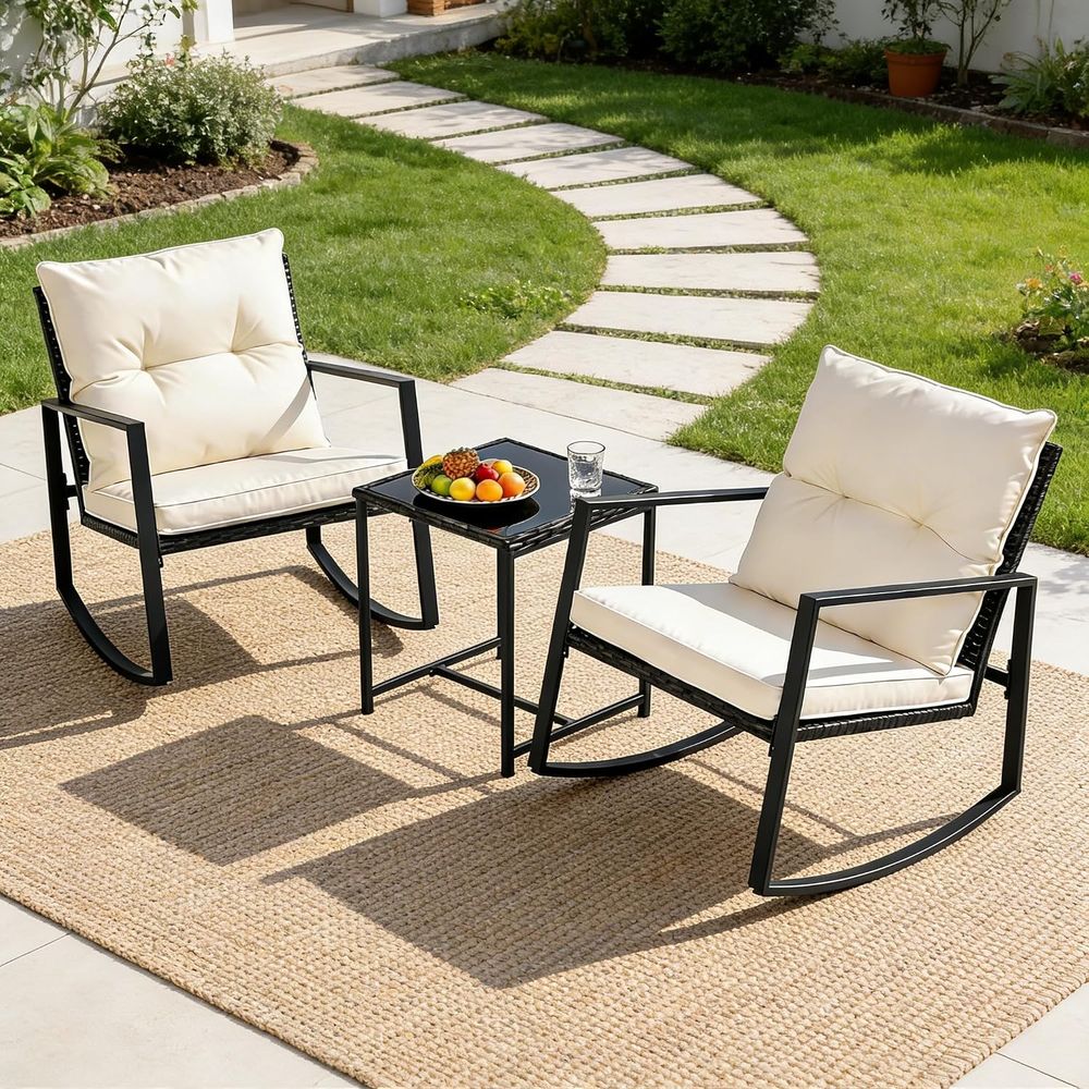 3 Parçalı Dış Mekan Sallanan B - Bistro Table Set incelemesi ve fiyatı