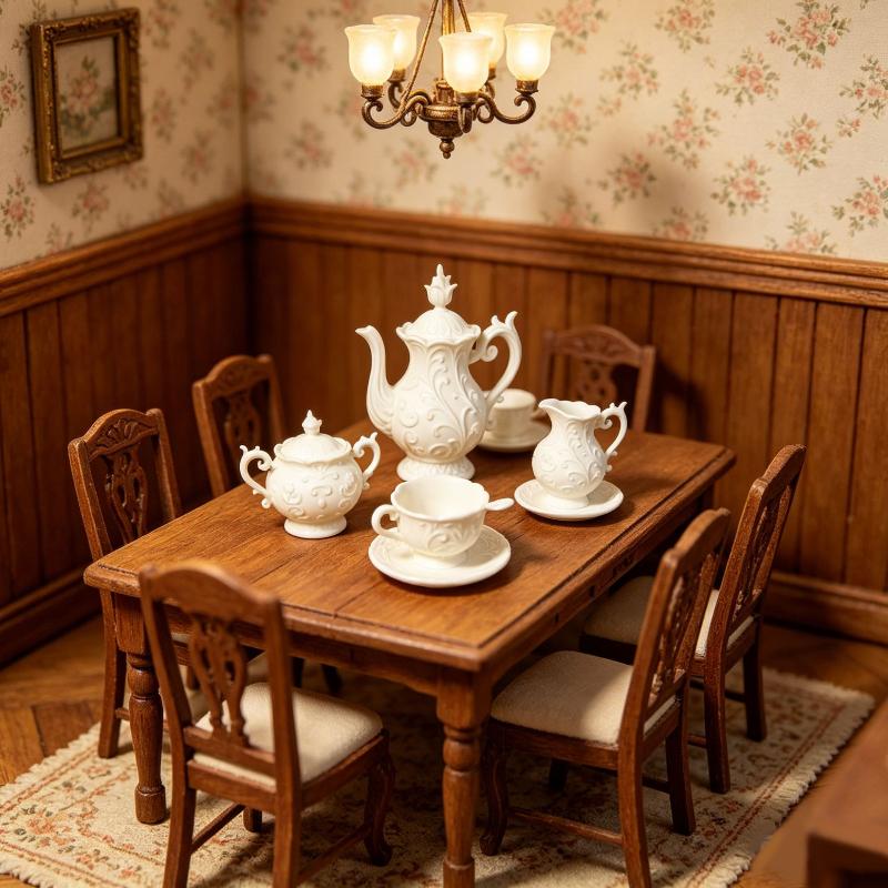 Yeni Satış. Şık Minyatür Oyunc - Bistro Table Set incelemesi ve fiyatı