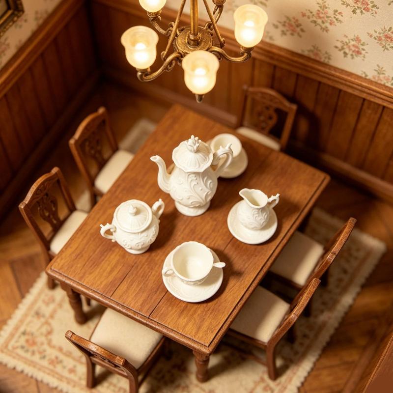 Yeni Satış. Şık Minyatür Oyunc - Bistro Table Set incelemesi ve fiyatı